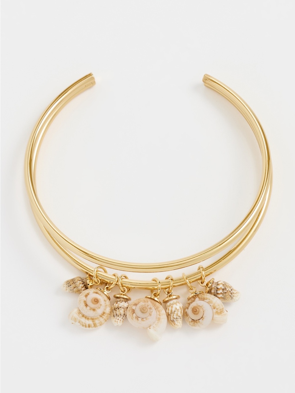 Free people x Logan Tay Gold Shell Charm choker Women Jewelry